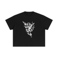Boxy Tee - Black Angel