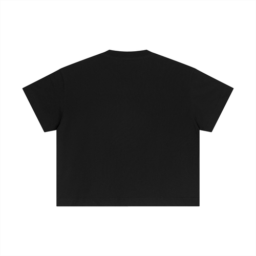 Boxy Tee - Black Angel