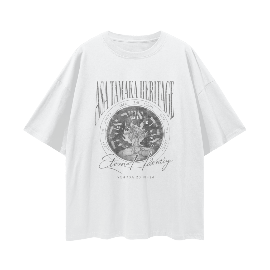 Oversize Tee - Sinai Flame (White)