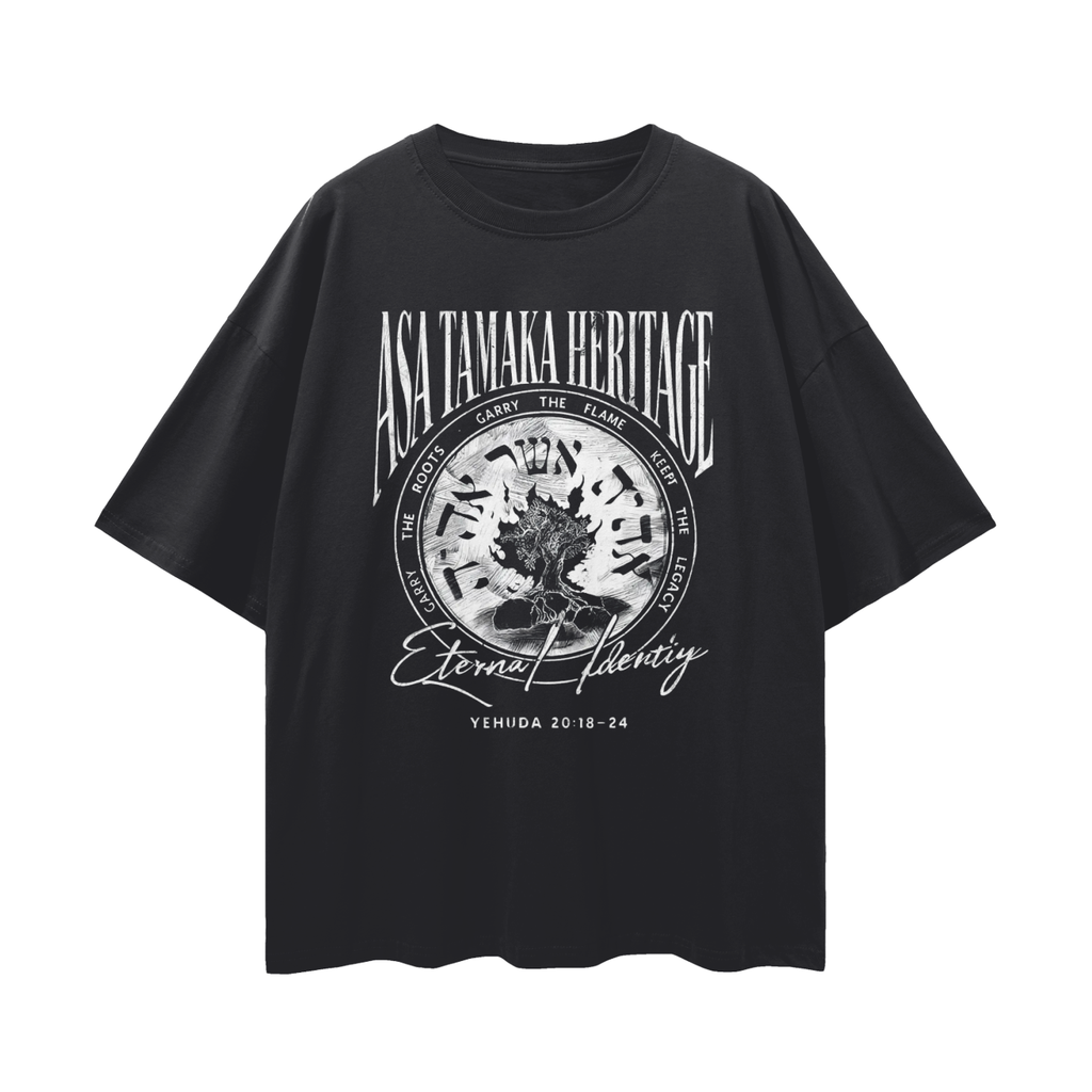 Oversize Tee - Sinai Flame (Black)