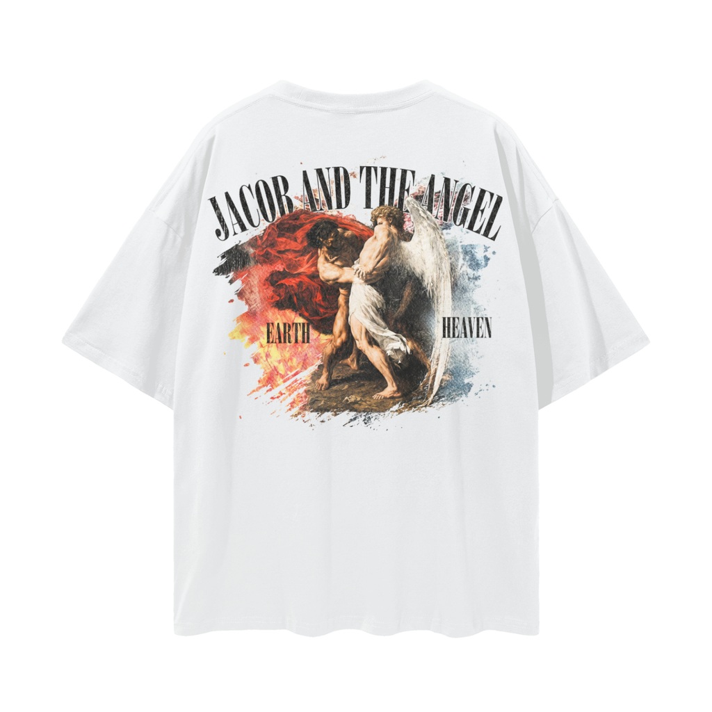 Oversize Tee - Jacob And The Angel