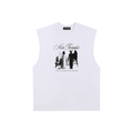 Raw Edge Tank Top - Devil & Angel