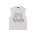 Raw Edge Tank Top - Rockstar